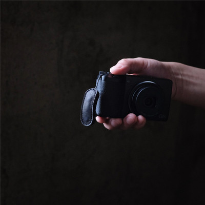 cam-in 理光gr2 grii gr3 griii意大利植鞣牛皮相机指环带手带