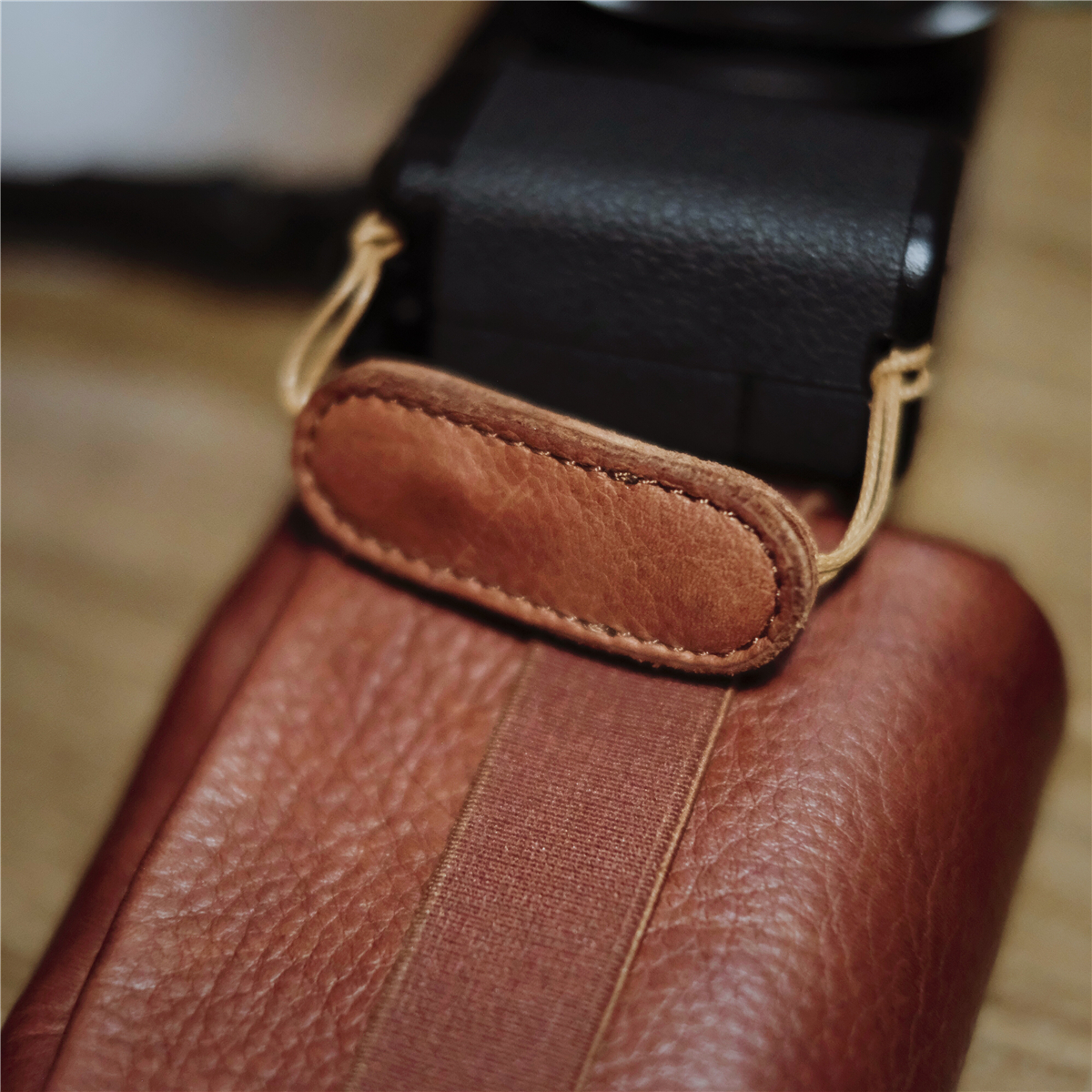 cam-in 理光gr2 grii gr3 griii意大利植鞣牛皮相机指环带手带