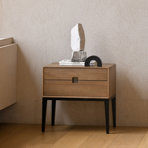 JOLOR Nordic minimalist modern solid wood storage cabinet oak side cabinet bed head cabinet