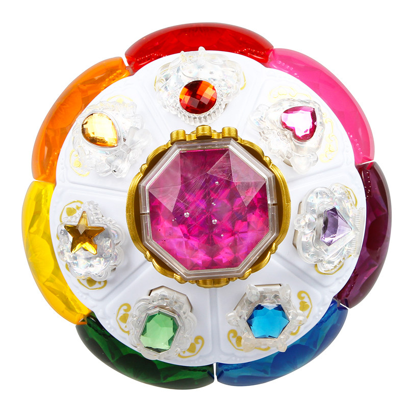 巴拉拉玩具巴啦啦小魔仙儿童玩具 生日礼物彩石宝盒声光 含7颗宝