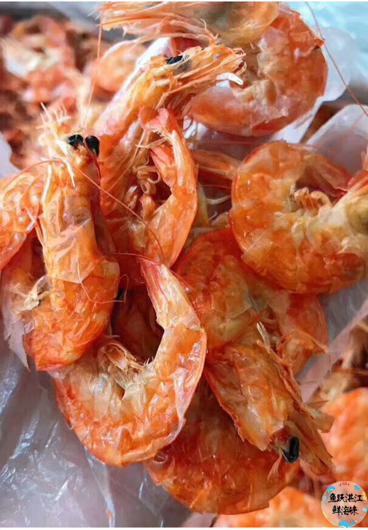 湛江特产软壳虾淡晒虾干烤虾干即食软虾补钙海鲜休闲零食干货250g