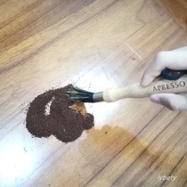 ELISIO bean grinder cleaning brush Wooden handle coffee cleaning brush Beech coffee residue cleaning brush Bristle brush
