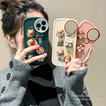 Homemade cartoon Cubs apply iPhone13 12promax Apple 11 phone shell xsxr lovers 8p anti-fall