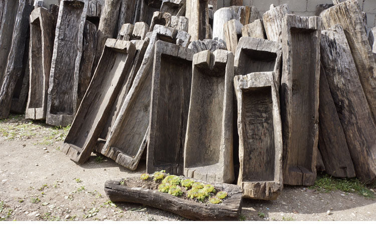 老木头花槽长方形实木槽子户外阳台花园大号楼顶种菜花箱多肉盆栽