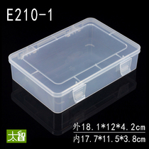 Tools Plastic Box Transparent Parts Box Plastic Box Large Thickened Hardware Components Storage Box Rectangular