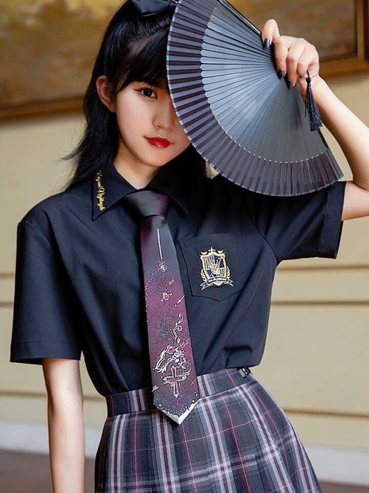 原创学院风长袖jk制服