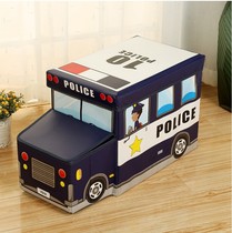 Cartoon toy storage stool baby sundries sorting box storage stool change shoe stool foldable childrens room storage stool