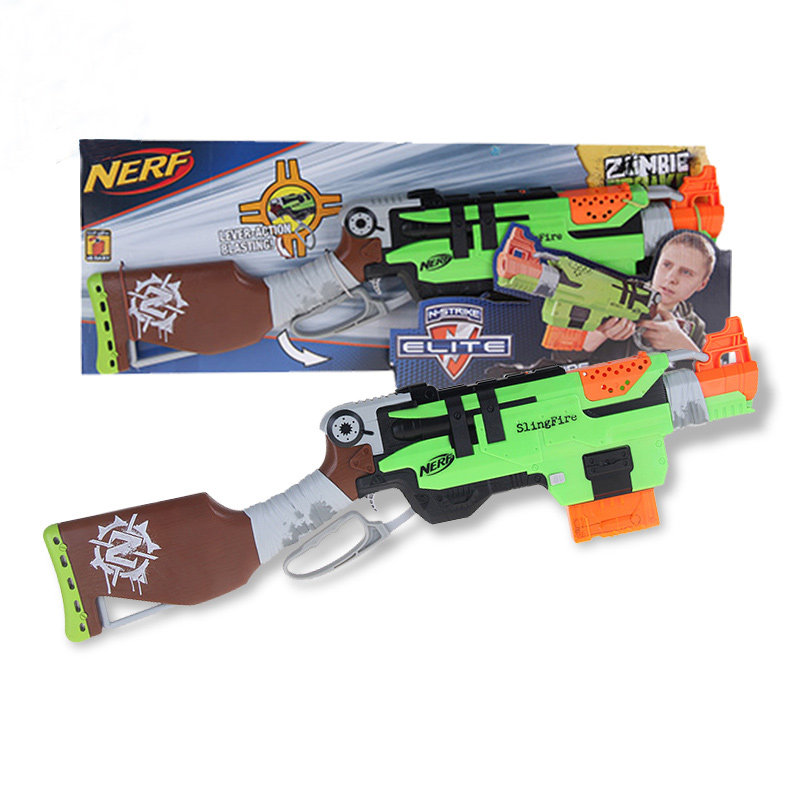 现货正品孩之宝 nerf精英僵尸系列温彻斯特终结者软弹玩具枪a8773_不