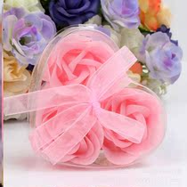 Heart-shaped Rose Fancy Soap Flower Gift Box Valentines Day 38 Creative Advertising Small Gift Emulation Rose Flowers