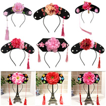Geger hat headdress court children female adult flag head princess hat performance fragrant hat costume hat