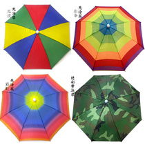 Summer umbrella hat hanging hat sun hat umbrella childrens umbrella hat bulk head umbrella stall tourist attraction source