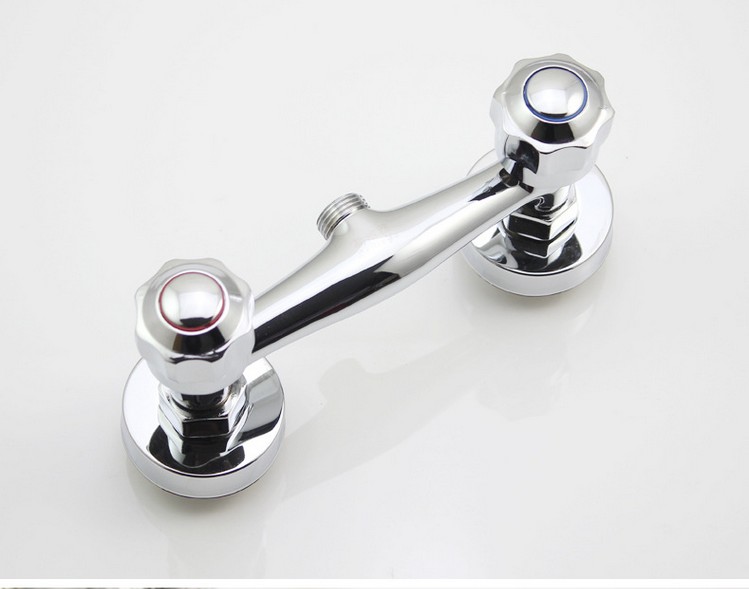 全铜暗装淋浴冷热水龙头浴室双开关沐浴混水阀老式包邮宇光卫浴