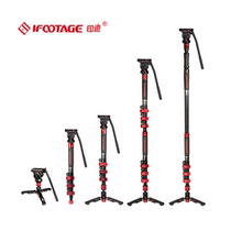 Imprinted iFootage Cobra Plate Buckle Photography Monopod 120 180CM Monopod Carbon Fiber Aluminum