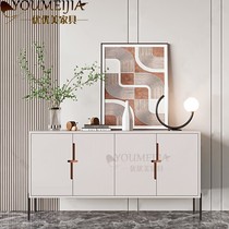 Original design paint Nordic meal cabinet European luxury living room basalt modern minimal locker
