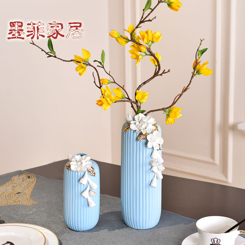 I and contracted sitting room porcelain jingdezhen ceramic hydroponic vase table creative furnishing articles home decoration flower arrangement