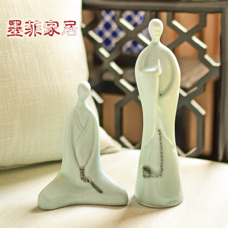 The new Chinese zen ceramic furnishing articles office home wine sitting room porch study ancient frame adornment ornament