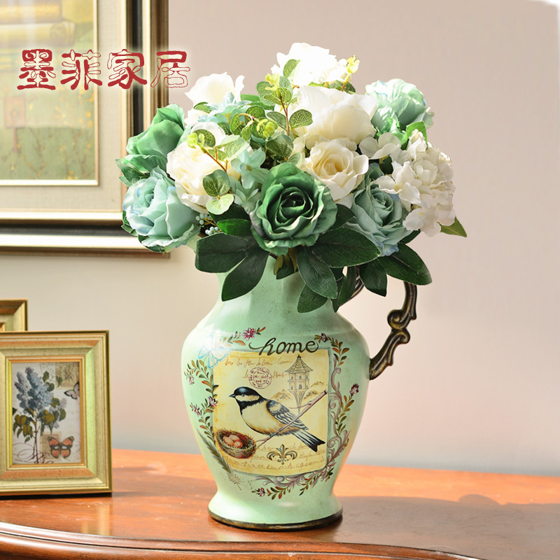 European table decorations household act the role ofing is tasted creative American ceramic vase restoring ancient ways is the sitting room TV ark, soft adornment ornament