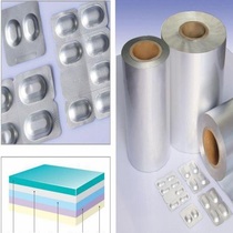 Supply tablet blister packaging aluminum foil PVC blister box sealing film capsule board packaging easy to puncture PTP aluminum foil