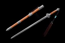 Sword and TV Phoenix Baojian sword Han sword Hundred Refining Grand Maz Steel Octafacial Collection Gift Tang Sword One Unopened Blade