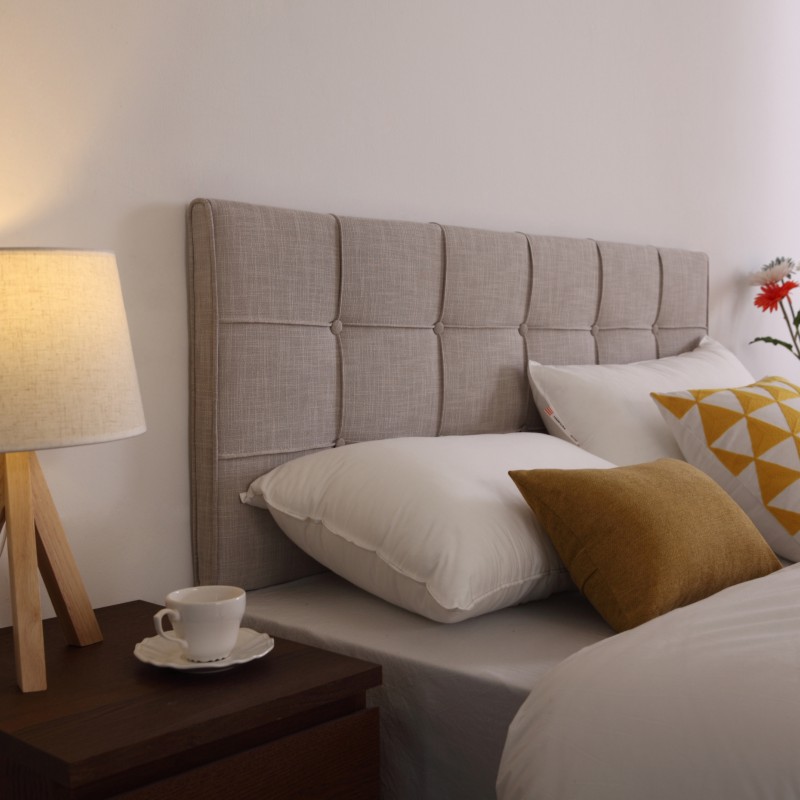 定做牀头软包靠垫双人实木牀头罩靠背无牀头榻榻米靠枕布艺可拆洗