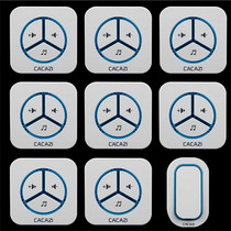 Wireless doorbell 1 tow 6 1 tow 7 1 tow 8 AC digital remote control doorbell waterproof pager