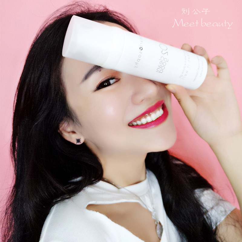 韩国真珠美学氧气洁面乳卸妆去黑头注氧深层清洁毛孔泡沫洗面奶女_7折