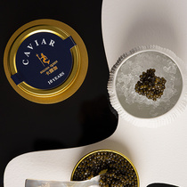 Kaluga 10-year-old Russian Sturgeon Caviar ready-to-eat black fish canned 10G high-end sushi ingredients
