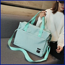 Web red travel bag female capacity Han edition short-haul handbag bag male light fitness travel travel boarding bag