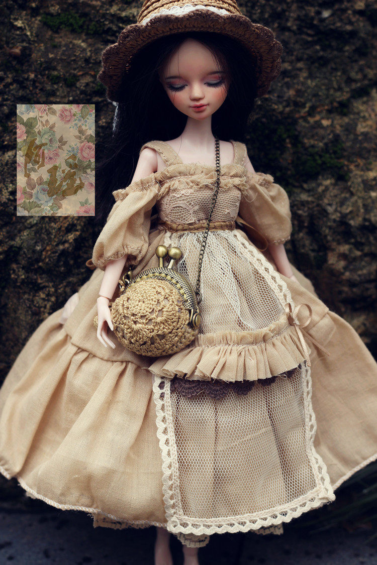 灰姑娘套装 可儿娃衣 可儿娃娃森系娃衣 配件 阿瑶手工