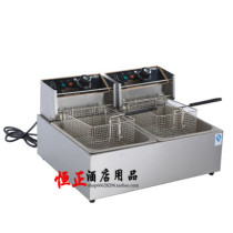 EF-082 electric fryer Commercial double cylinder double screen fryer Wilbao large capacity stainless steel temperature controlled electric fryer