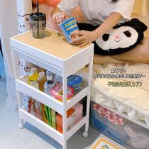 Dormitory artifact ~ mobile table storage drawer snack trolley rack bedside bedside storage rack