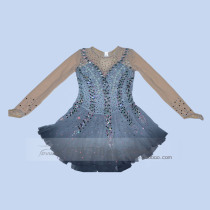 Zhuobao design custom figure skating costume figure skating costume figure skating performance suit children adult women skirt 11