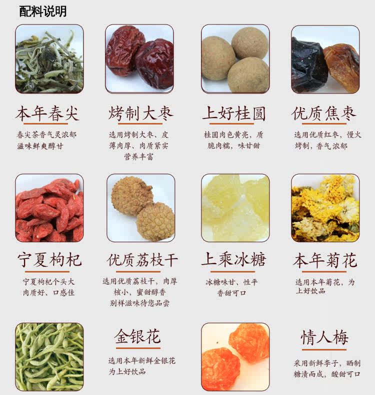 忠义老兰州三泡台 八宝茶三炮台 600g精品 甘肃兰州特产 2盒包邮