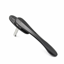 Diamond Mesh Window Yarn Integrated Broken Bridge Aluminum Alloy Casement Window Screen Window Handle Folding Door Sword-Shaped Thin Flat Square Steel Handle