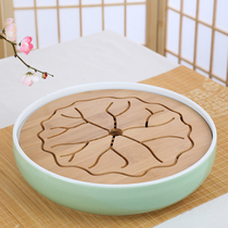 Ceramic small tea tray kung fu tea set modern simple home bamboo tea tray mini Japanese dry bubble tea table