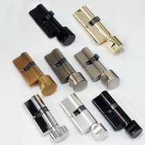 TATA wooden door lock cylinder interior door black bronze gold PVD large 70 lock cylinder small 70 lock cylinder pure copper