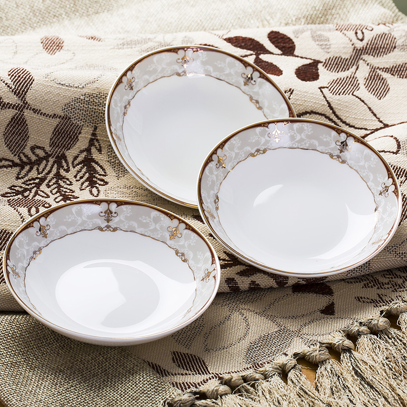 Jingdezhen European - style up phnom penh ipads porcelain tableware bulk ceramics single bowl dish single - dish free combination suites