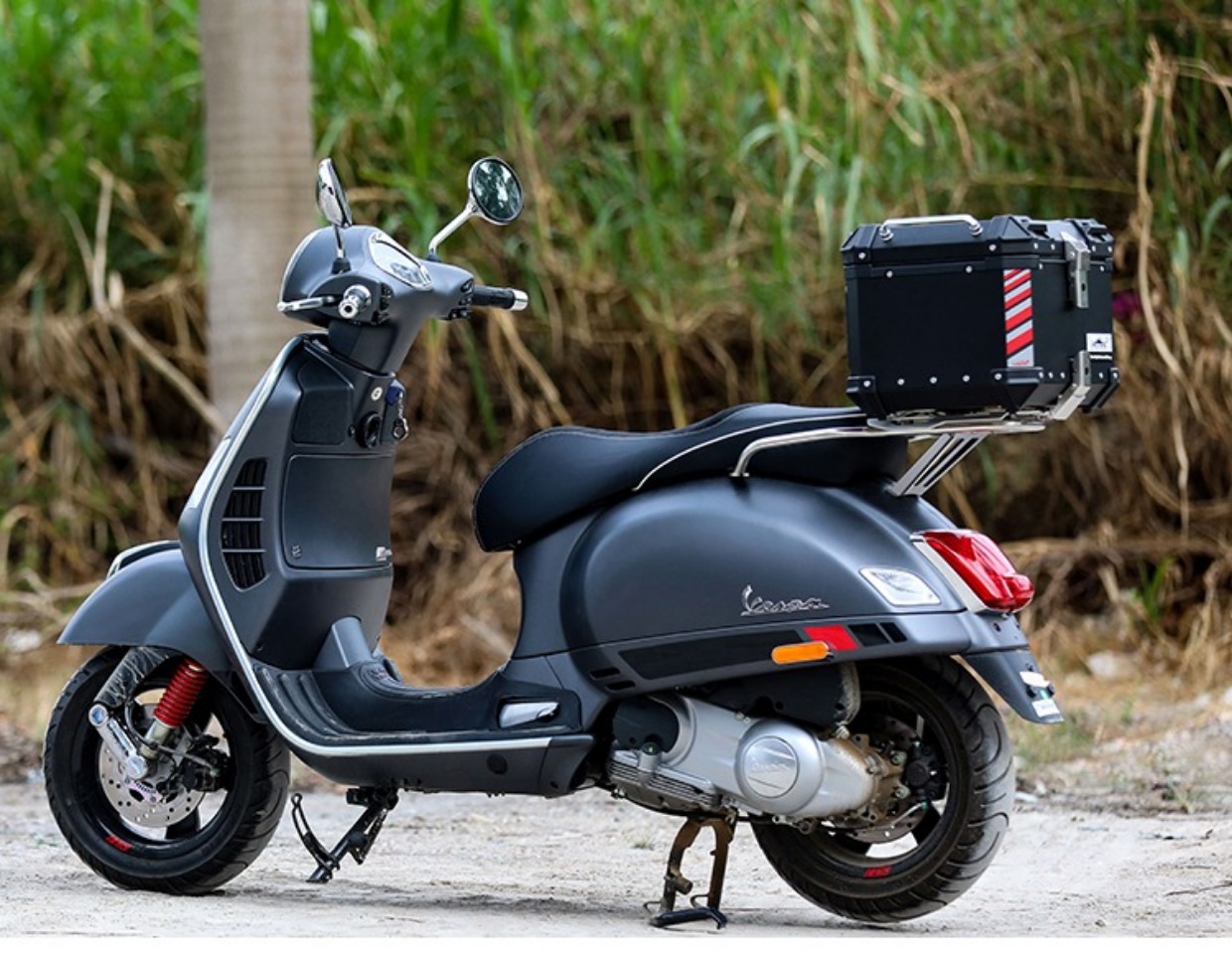 loboo萝卜维斯帕改装 vespa尾箱 vespa gts300尾箱尾架后货架尾板