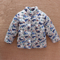 Winter baby handmade cotton padded jacket for children in winter