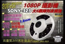 Panoramic HD Wide Angle Camera Monitor Home AHD Indoor Night Vision Camera HD 360 Degree