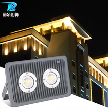 Led throw light 200 W stadium illuminated lamp site tower crane plant tunnel light super bright outdoor waterproof searchlight