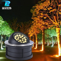 Buried lamp led outdoor waterproof embedded garden forest Landscape Buried Lights Seven Colorful Terrace Lamp Atrium Lights TREE LIGHT