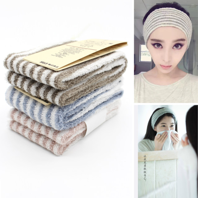 Japan MUJI non-printing INS wide side hair belt bath wash mask landscarf monthly windshield ring Japan MUJI non-printing INS wide side hair belt bath wash mask landscarf monthly windshield ring