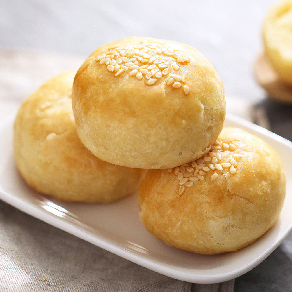 【新四海_蛋黄馅饼200g】蛋黄酥饼厦门鼓浪屿特产手工糕点心零食