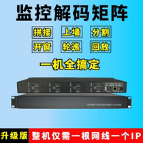 4-way surveillance video decoder HDR matrix H 265 network decoding upper wall compatible Haikang Dahua