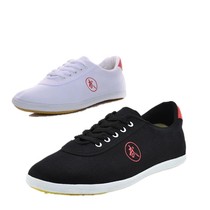 Double star martial arts shoes cattle tendon bottom canvas shoes non-slip wear-resistant tai chi shoes men and women with the same practice shoes Childrens kung fu shoes