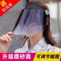 Sunscreen Lady sunhat riding electric car Anti-UV hat Summer Outdoor cover empty top sun cool hat Burt welding