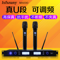 NES wind wireless microphone microphone Home K 戨 professional U segment conference room KTV performance FM one to two No 5