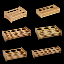 Creative home commercial white wine glass shelf bamboo wood cup holder small wine cup storage tray glass shelf