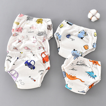 Toilet training pants Baby Baby Baby urine underwear cotton diaper pants waterproof leak-proof washable boy learning pants